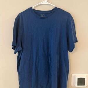 Men's Blue Crew Neck T-Shirt